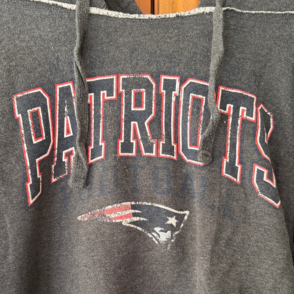 NFL Patriots Gray Hoodie